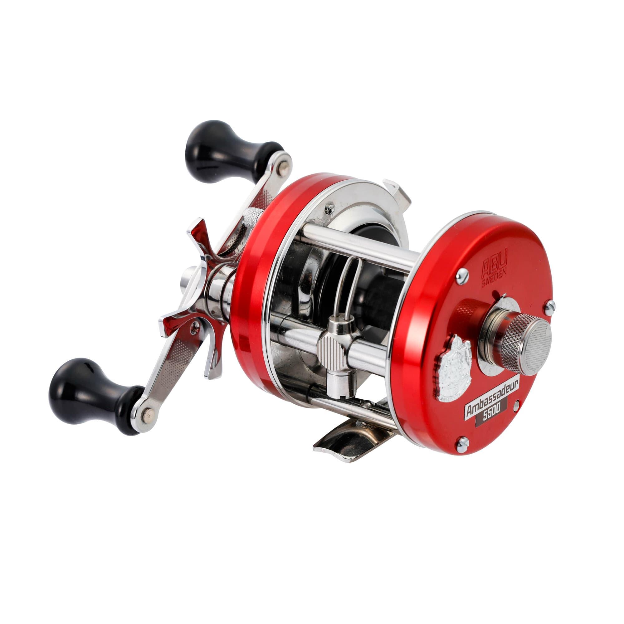 【未使用】アブガルシア アンバサダー 5500 CS レッド Ambassadeur Factory Tuned Red（アンバサダー ファクトリー